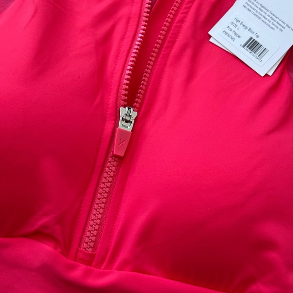 Knix High Energy Bikini Top - Hot Pink - Size L - NWT - Picture 3 of 6